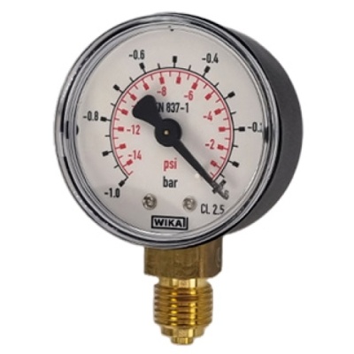 Manometr MS 40 mm 1/8" -1 až 0 bar WIKA